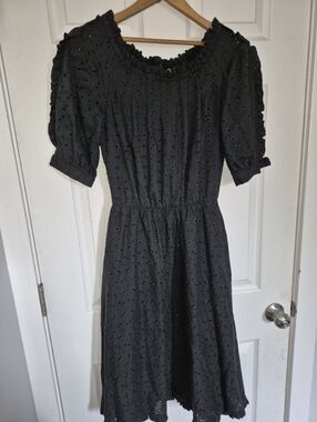 sachin and babi light blue dress Vintage 80s Velvet Rosette Maxi Dress - Chetta B Evening - USA Size 2